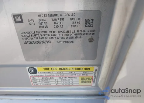 2012 Chevrolet Malibu Ls from USA, damaged, VIN 1G1ZB5E00CF200913